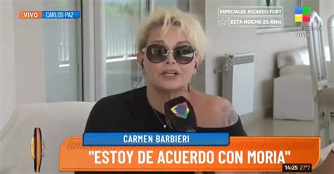 Carmen Barbieri Apoy A Moria Cas N En Su Conflicto Con F Tima Florez