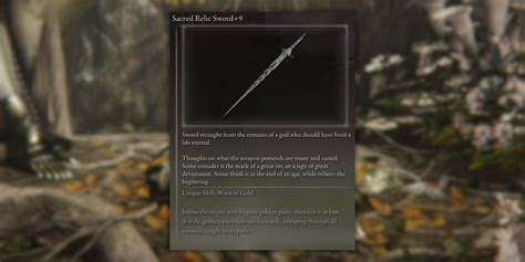 Elden Ring How To Get The Sacred Relic Sword