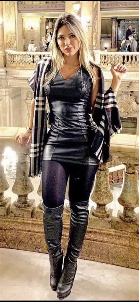 Pin By Helgey On B Sexy Black Leather Leather Dresses Sexy Outfits