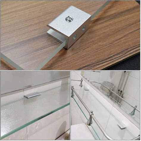 Glass Clamp Pcs Glass Brackets Glass Hinge Aluminum Glass Shelf