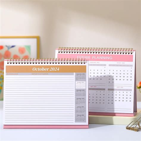 2024 Desk Calendar Standing Flip Desk Calendar 2024 Jan 2024 Dec