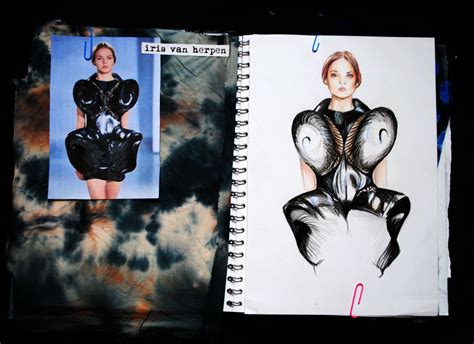 Iris Van Herpen Illustration Iris Van Herpen Illustration Sketch Book