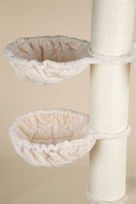 Cat Tree Maine Coon Tower Plus Cream Cattreeking Co Uk