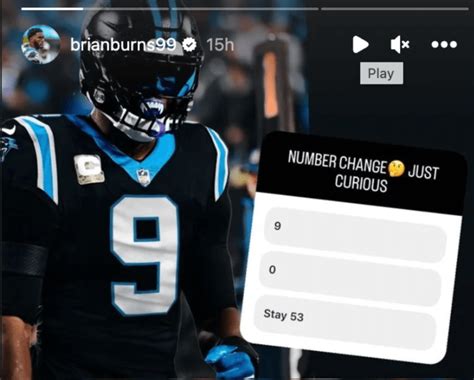 Carolina Panthers' Brian Burns Changes Jersey Number - Sports ...