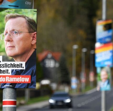 Umfragen ZDF Politbarometer Linke in Thüringen weiter vor CDU und AfD