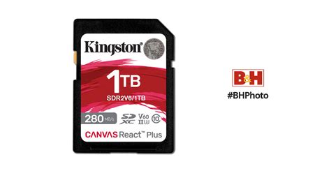 Kingston 1TB Canvas React Plus UHS-II SDXC Memory Card