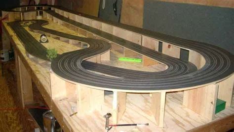 Routed Wooden Track - HO Slot Car Racing