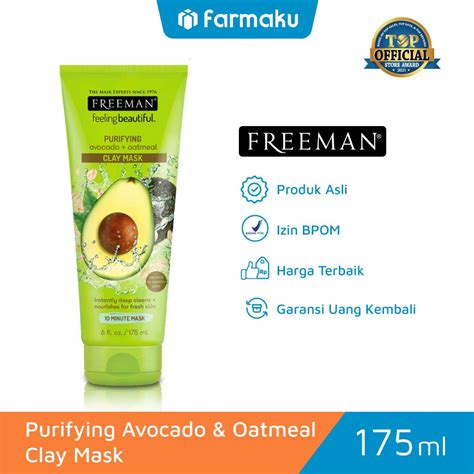 Freeman Purifying Avocado Oatmeal Clay Mask Ml Farmaku