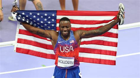 Paris 2024 Olympic Champion In 110 Meter Hurdles Grant Holloway Is