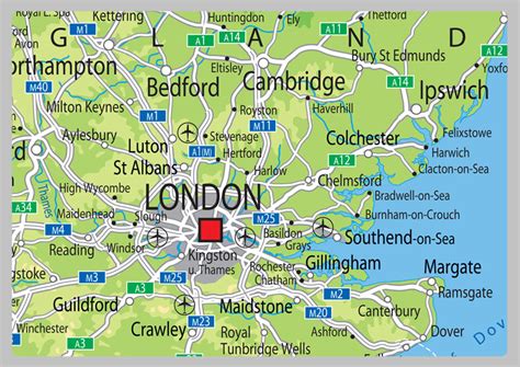 United Kingdom Physical Map– I Love Maps