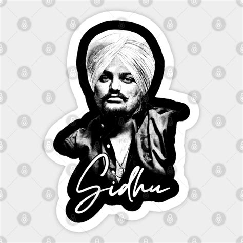 Sidhu Moose Wala - Sidhu Moose Wala - Sticker | TeePublic