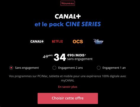 Canal lance son pack Ciné Séries intégrant Netflix