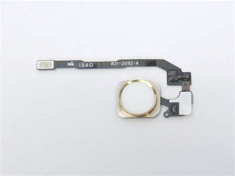 Glod Touch Id Sensor Home Button Key Flex Cable Ribbon A For