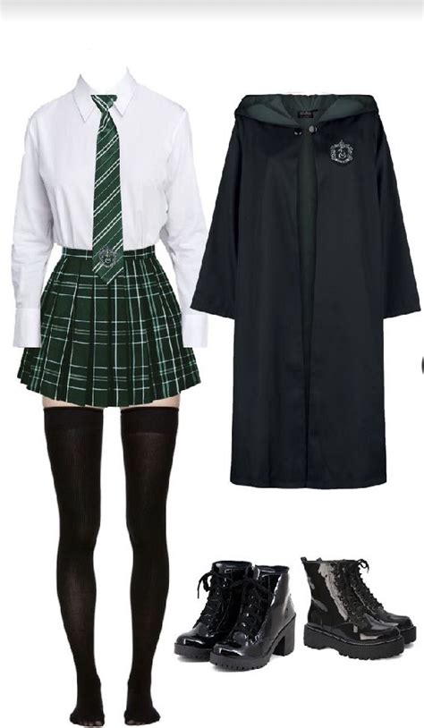 Slytherin Uniform Female Harry Potter Uniform Harry Potter Kost M