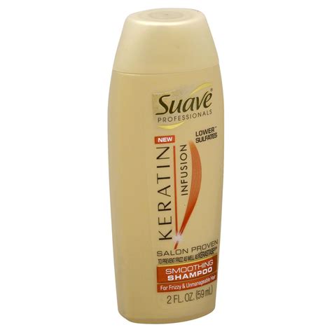 Suave Professionals Keratin Infusion Gold Keratin Care Shampoo Trial Size Shop Shampoo