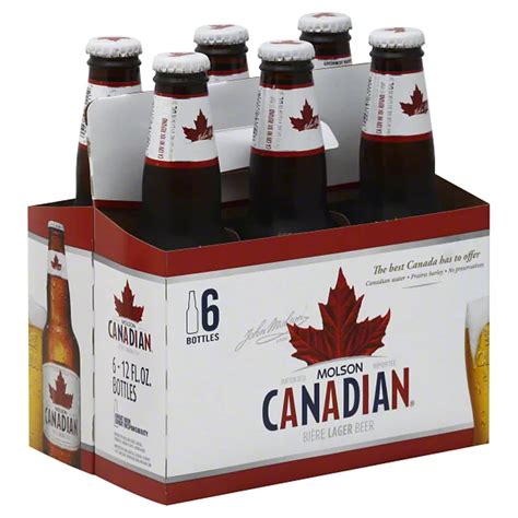 Molson Canadian Lager Beer 12 oz Bottles - Shop Beer & Wine at H-E-B