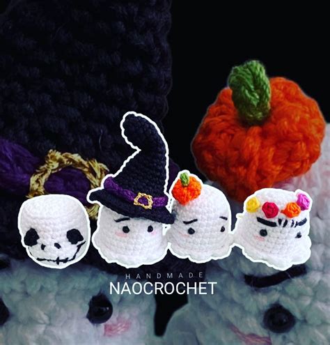 naocrochet on Twitter Fantasmas tejidos a crochet tú ya tienes tus