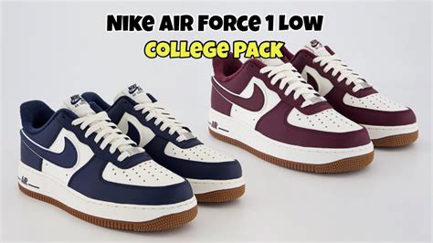 Nike Air Force 1 Low College Pack YouTube