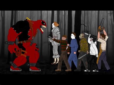 Venompool VS IT Pennywise Jason Voorhees Freddy Krueger Michael Myers