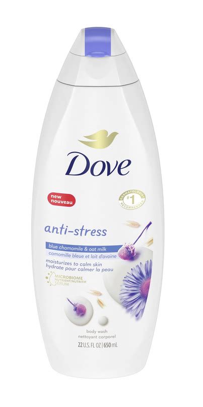 Buy Dove Blue Chamomile And Oat Milk Scent Anti Stress Body Wash At