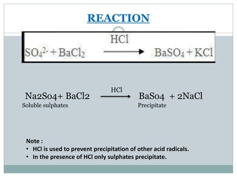 Limit Test For Sulphate PPT