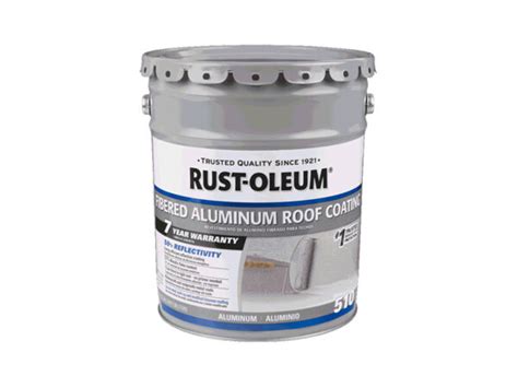 Rust Oleum Roofing Fibered Aluminum Roof Coating White Champion