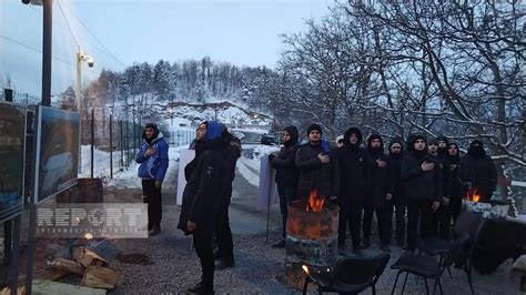 Xankəndi Laçın yolu Aksiyanın 35 ci günü 33 avtomobil maneəsiz hərəkət