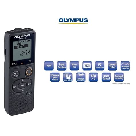 Olympus 4gb Digital Voice Recorder Vn 541pc With Pc Connection