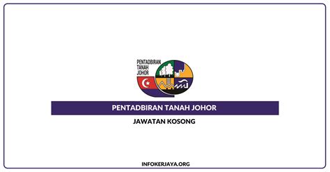 Jawatan Kosong Pentadbiran Tanah Johor Tarikh Tutup 05 September 2021