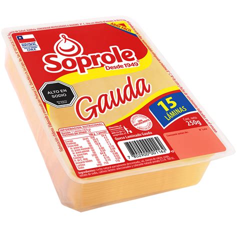 Soprole Queso Gauda Laminado Carnes Fuenzalida