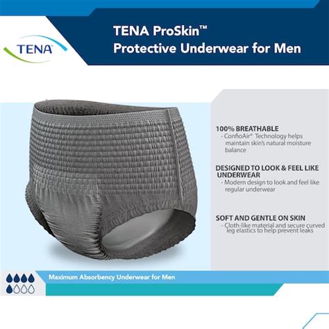 Tena Proskin™ Underwear For Men With Confioair® 100 Breathable Technology