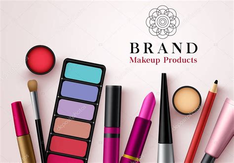 Maquillaje Productos Vector Plantilla Banner Colecci N De Productos De