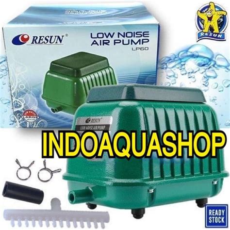 Jual Pompa Udara Air Pump Aerator Akuarium Kolam Ikan Resun Lp 60