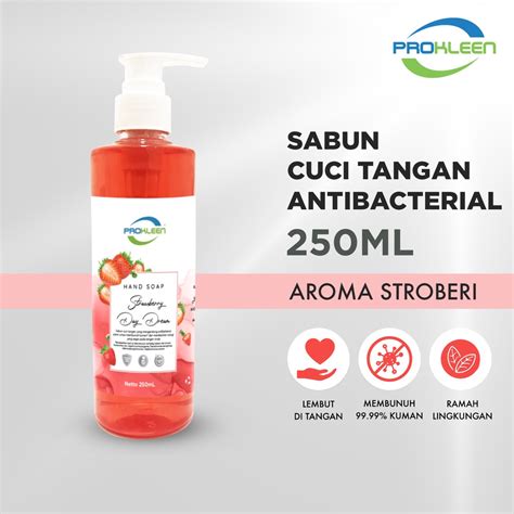 Jual Sabun Cuci Tangan Pump Antibacterial Hand Soap Prokleen 250ml