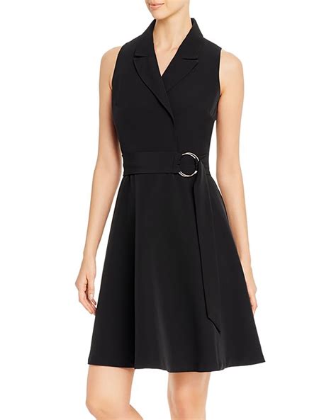 T Tahari Fit And Flare Midi Dress Bloomingdales