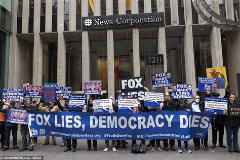 Fox News And Dominion Reach Settlement Over 1 6bn Lawsuit Daily Mail