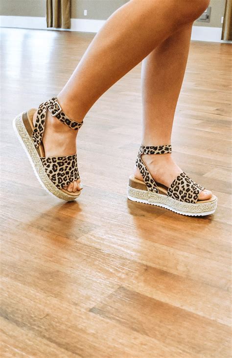 Leopard Espadrille Platform Sandals Leopard Espadrilles Espadrilles