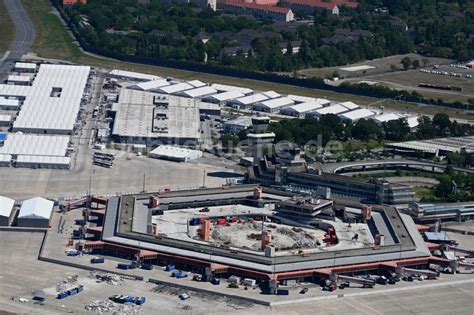 Luftbild Berlin Umbau Terminal auf dem Gelände des ehemaligen