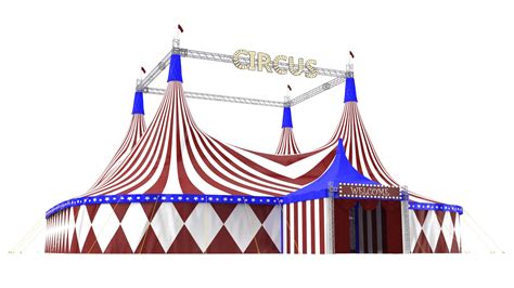 Circus Tent Blue