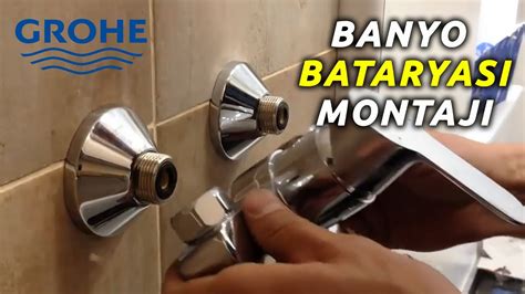 Grohe Banyo Bataryasi Montaji Bath Mixer Installation Youtube