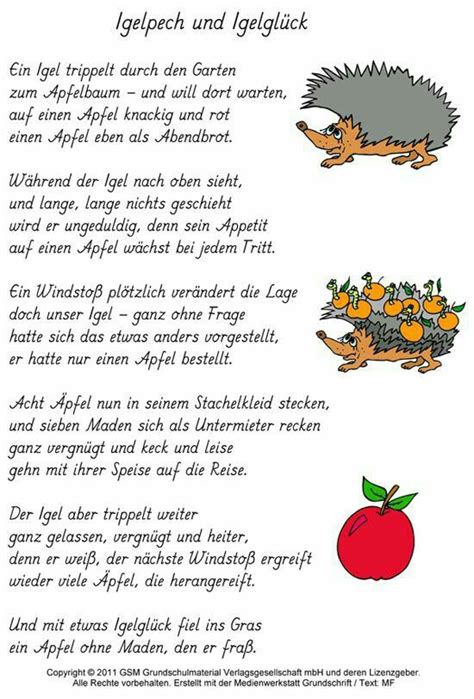 Pin Von Kerstin Auf Herbst Herbstgedichte F R Kinder Gedichte F R