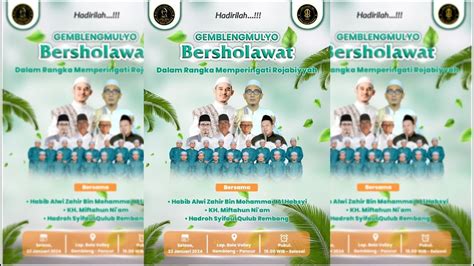 Live Streaming Bgemblengmulyo Bersholawat Dalam Rangka Memperingati