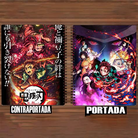 262 Cuaderno Libreta Kimetsu no Yaiba Tienda Rirumé