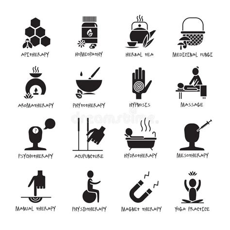 Medical Treatment Icons Set Stock Vector Illustration Of Laboratory