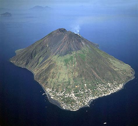 The Volcano On The Italian Island Of Stromboli Erupts An Event