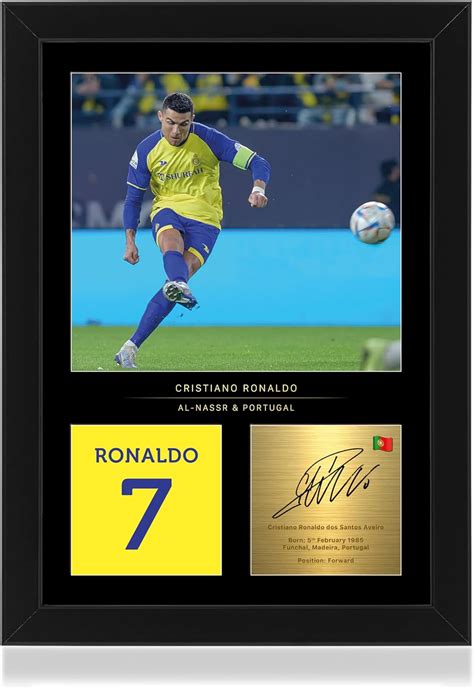 Amazon De Win Fc Cristiano Ronaldo Gerahmtes Foto A Reproduzierte