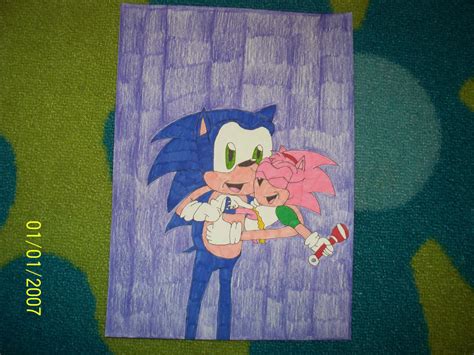 RQST-Sonic and Baby Amy by Sonic-fan17 on DeviantArt