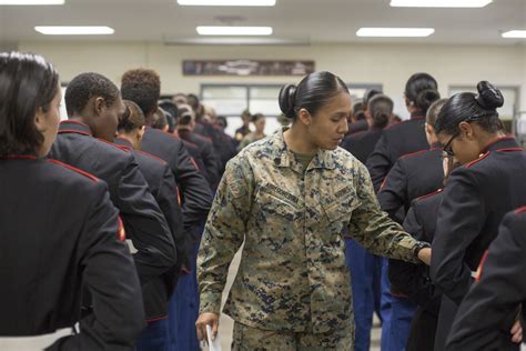 Dvids Images November Company Becomes First Company To Graduate In New Female Dress Blues