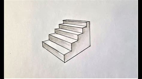 How To Draw Stairs In Two Point Perspective Step By Step For Beginners