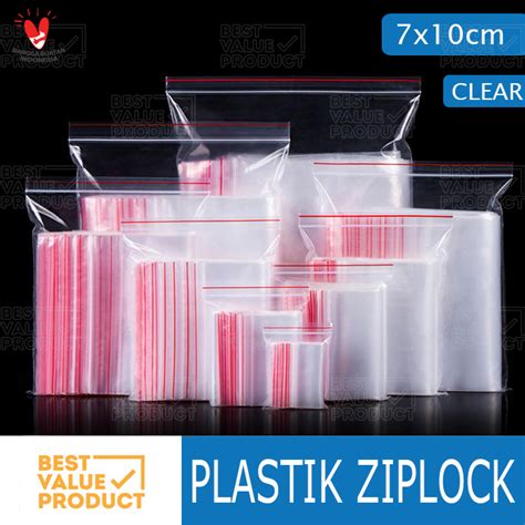 Jual PLASTIK KLIP ZIPLOCK 7 X 10 Cm PLASTIK KLIP ZIPLOCK CLIP 7x10cm